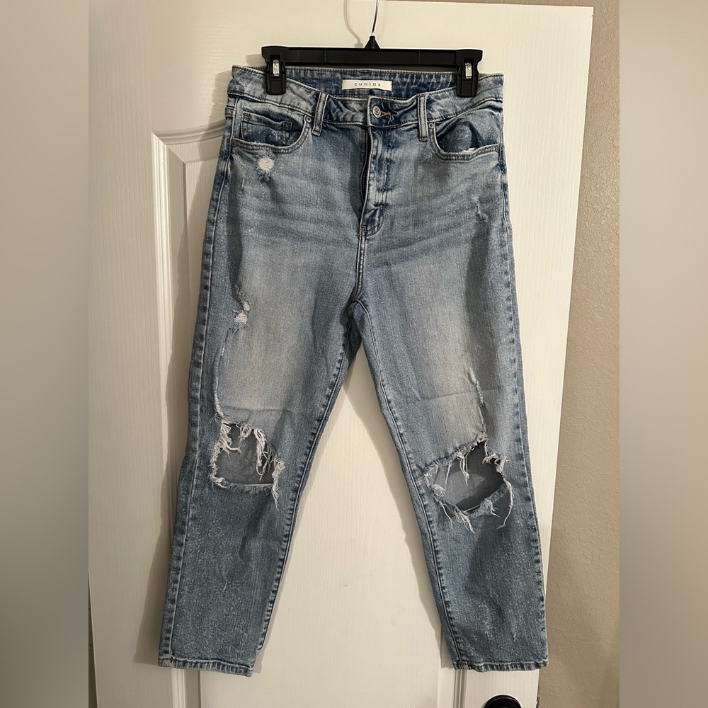 Eunina Super High Rise Mom Jean